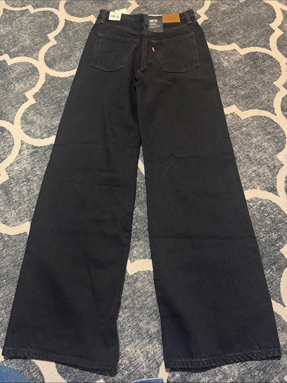 Levi's Ribcage Wide Leg black 25 X 32